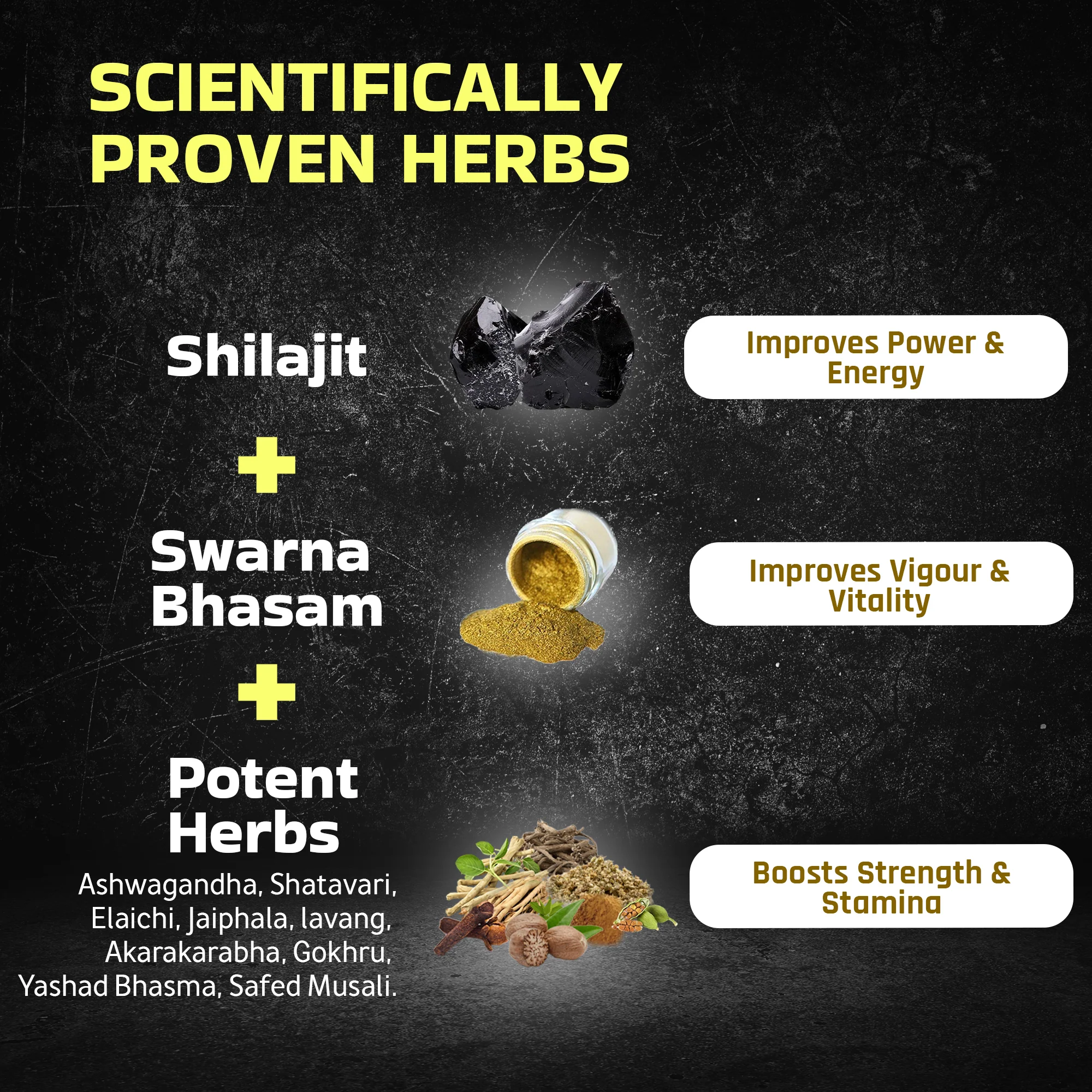 Shilajit Gold with Gokhru, Ashwagandha, Safed Musali, and Shatavari -Capsules | Supports Vitality and Wellness - Image 5