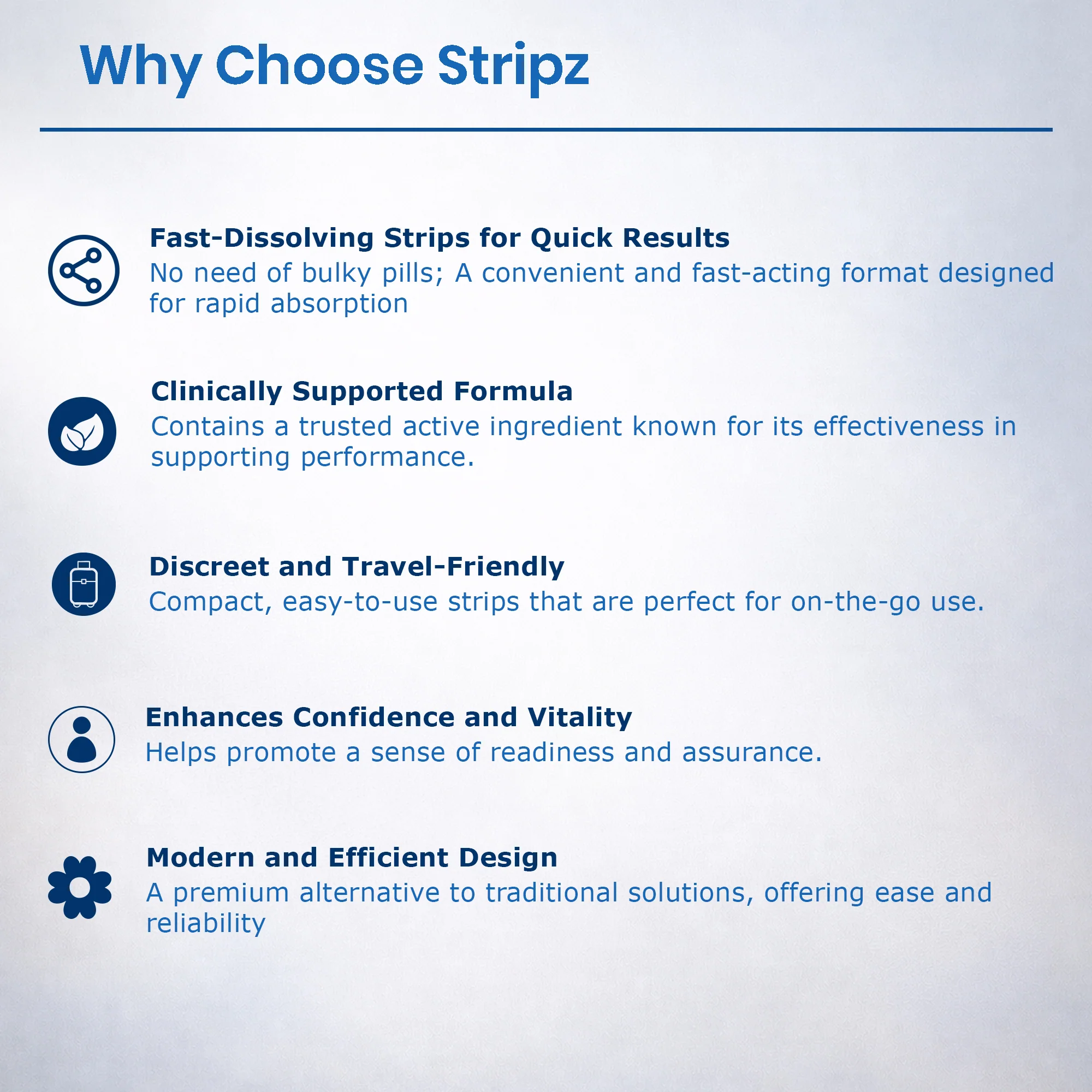 Stripz Max Perform-50mg Oral Thin Strips | Peppermint Flavour - Image 2