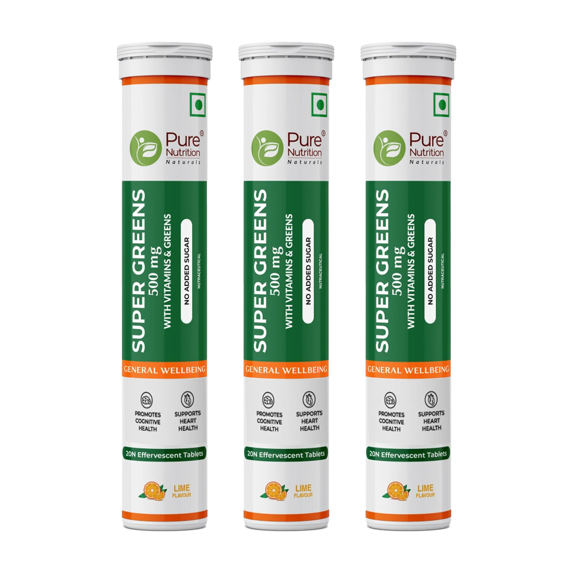 Super Greens 500mg with Vitamins & Greens - Effervescent Tablets - Image 8