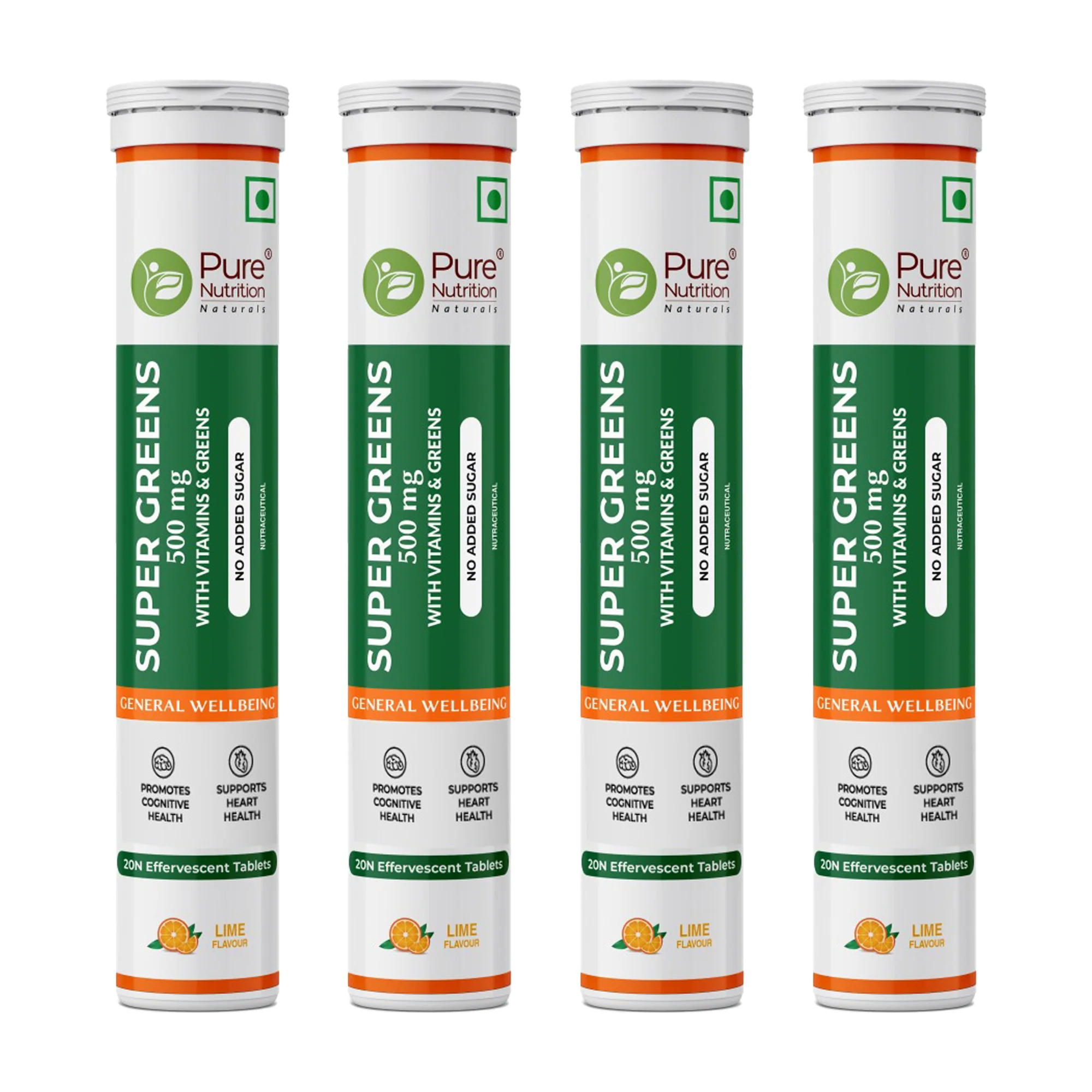 Super Greens 500mg with Vitamins & Greens - Effervescent Tablets - Image 9