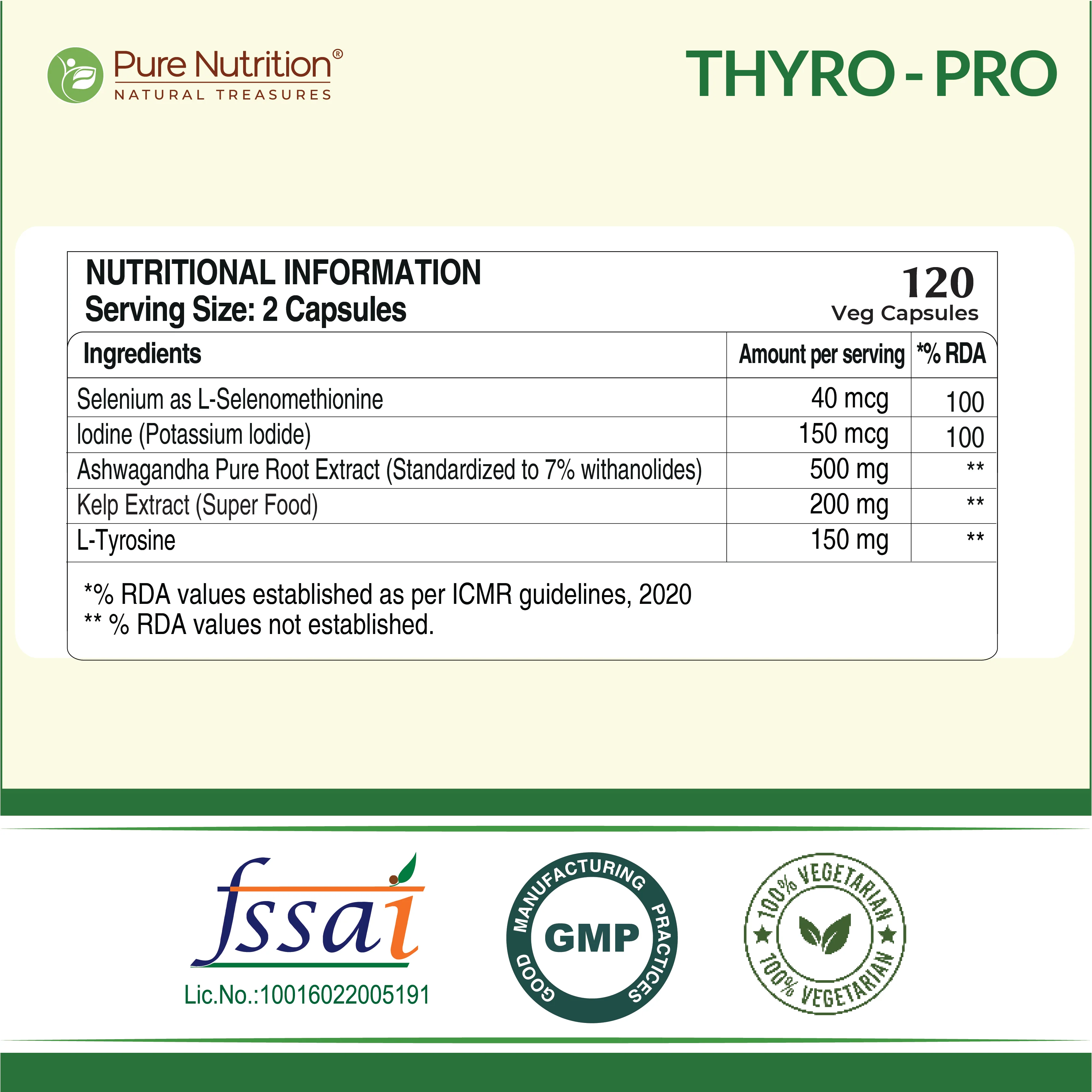 Thyroid Support with Thyro Pro – 120 Veg Capsules - Image 5