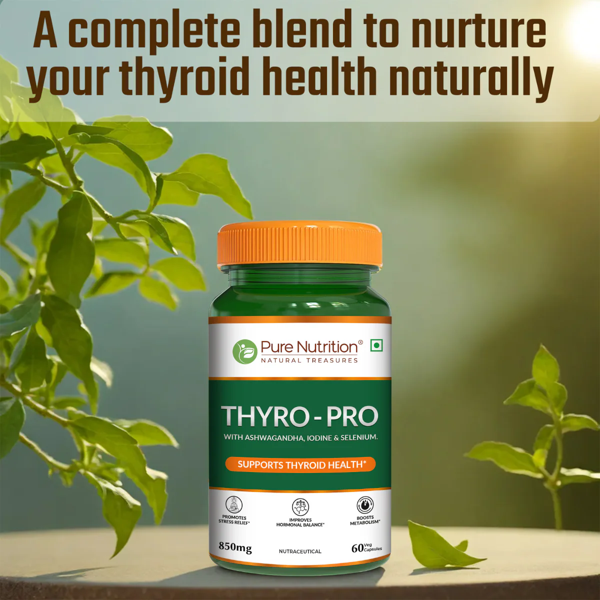 Thyroid Support with Thyro Pro – 60 Veg Capsules - Image 4