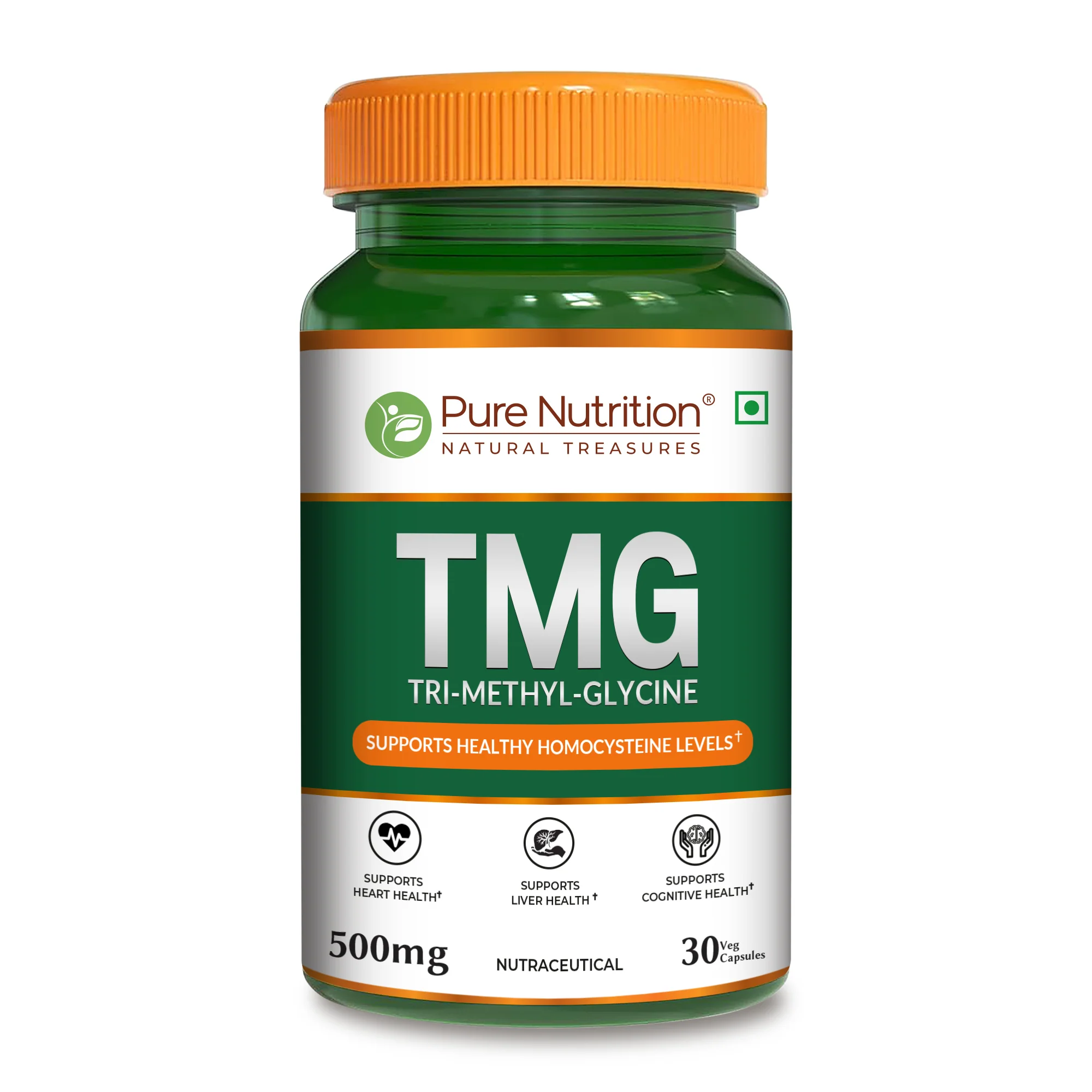TMG 500 mg – Trimethylglycine | Supports Methylation & Cellular Health