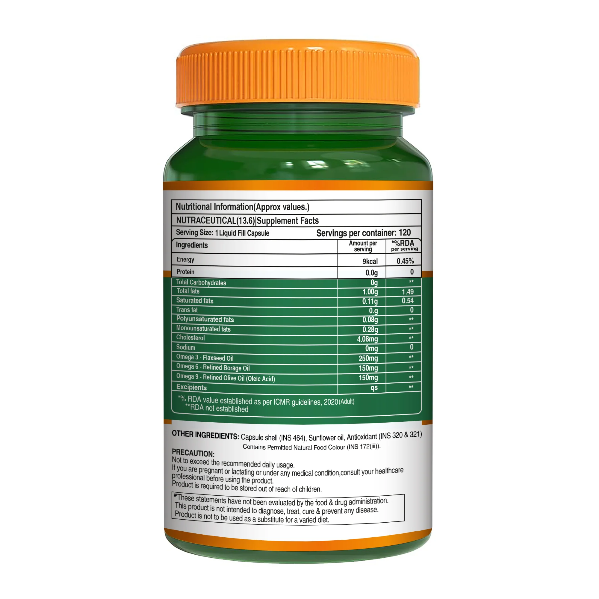 Veg Omega 3-6-9 | 120 Capsules - Image 6