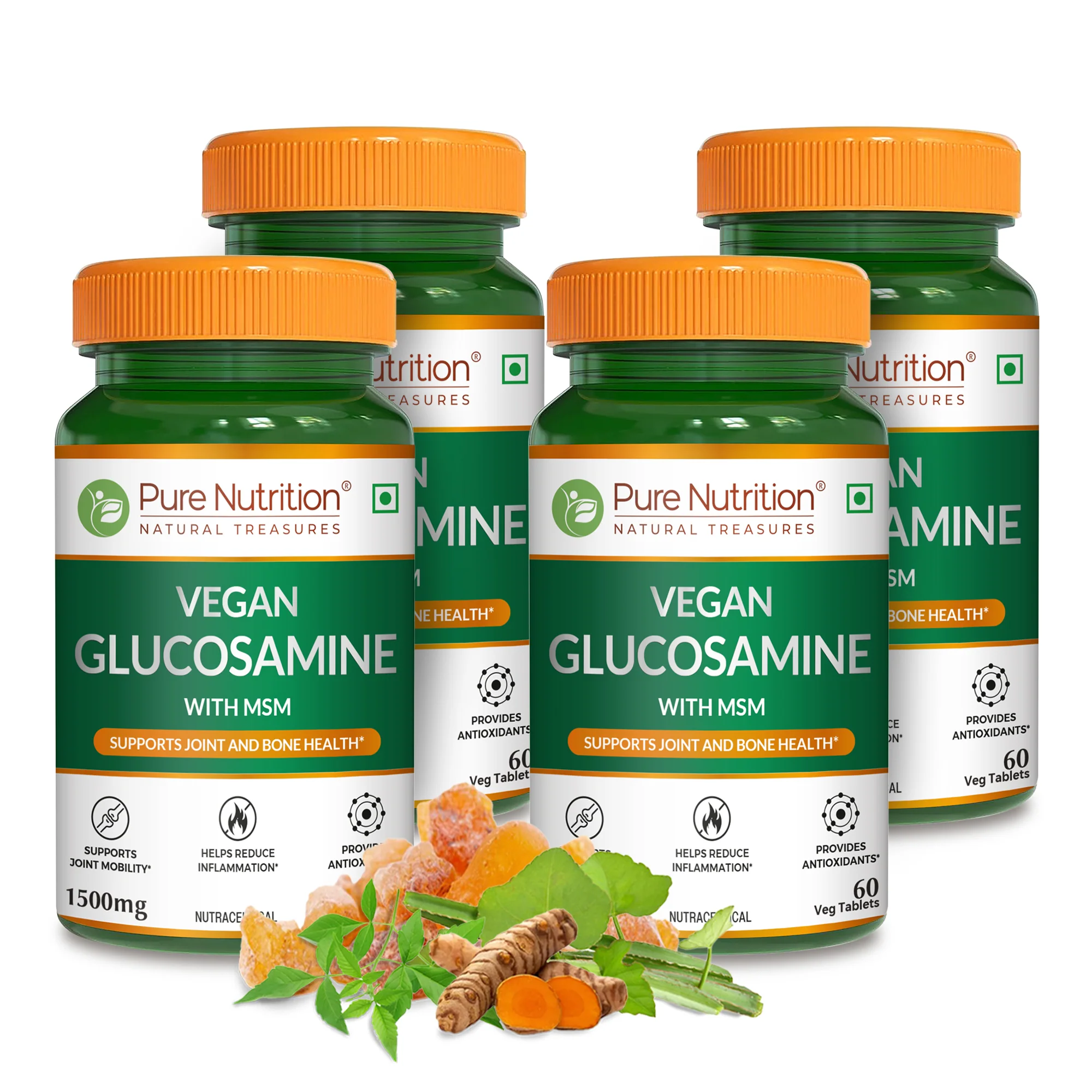 Veg Glucosamine with MSM – 60 Tablets - Image 8