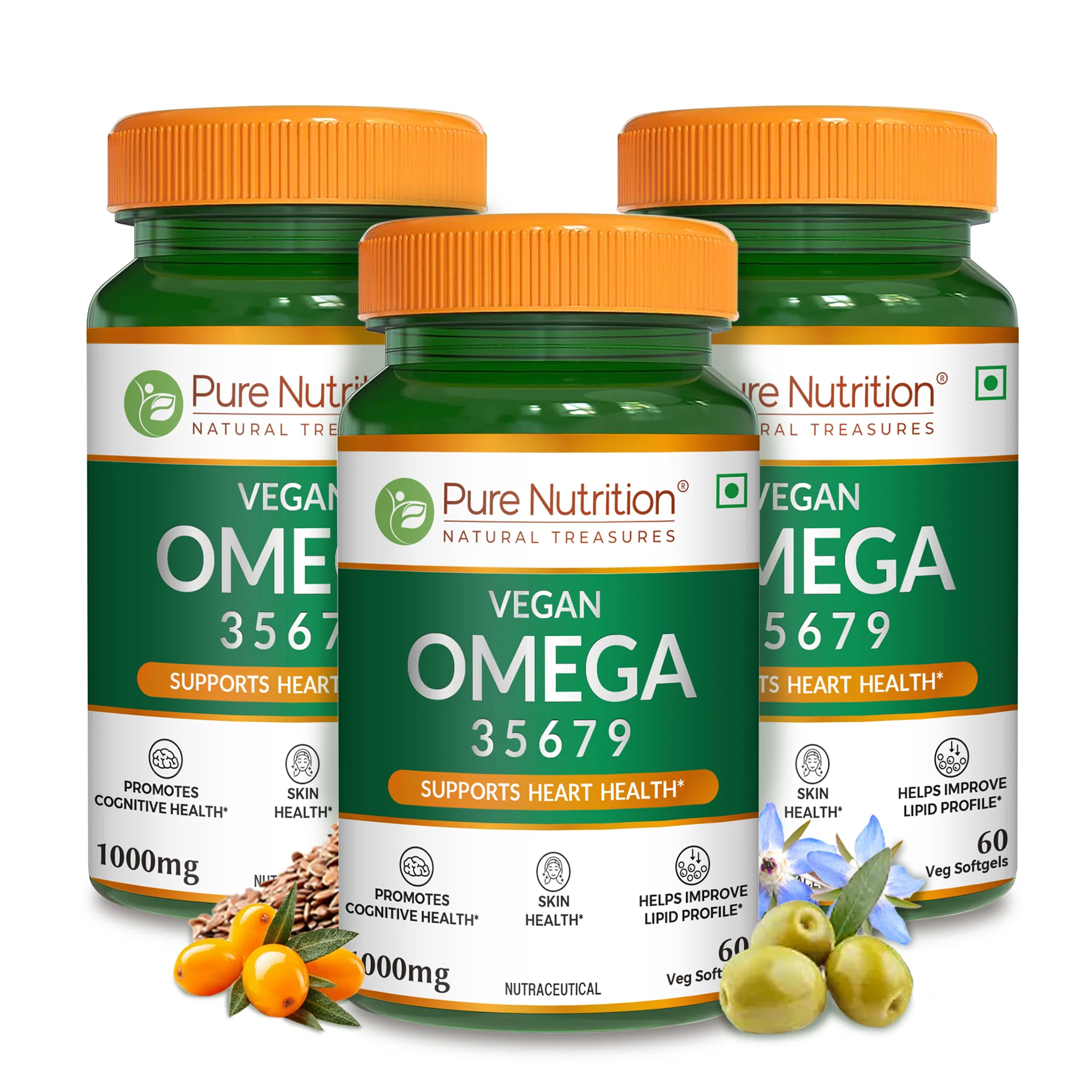 Vegan Omega Softgels – Essential 3-5-6-7-9 Fatty Acids - Image 9