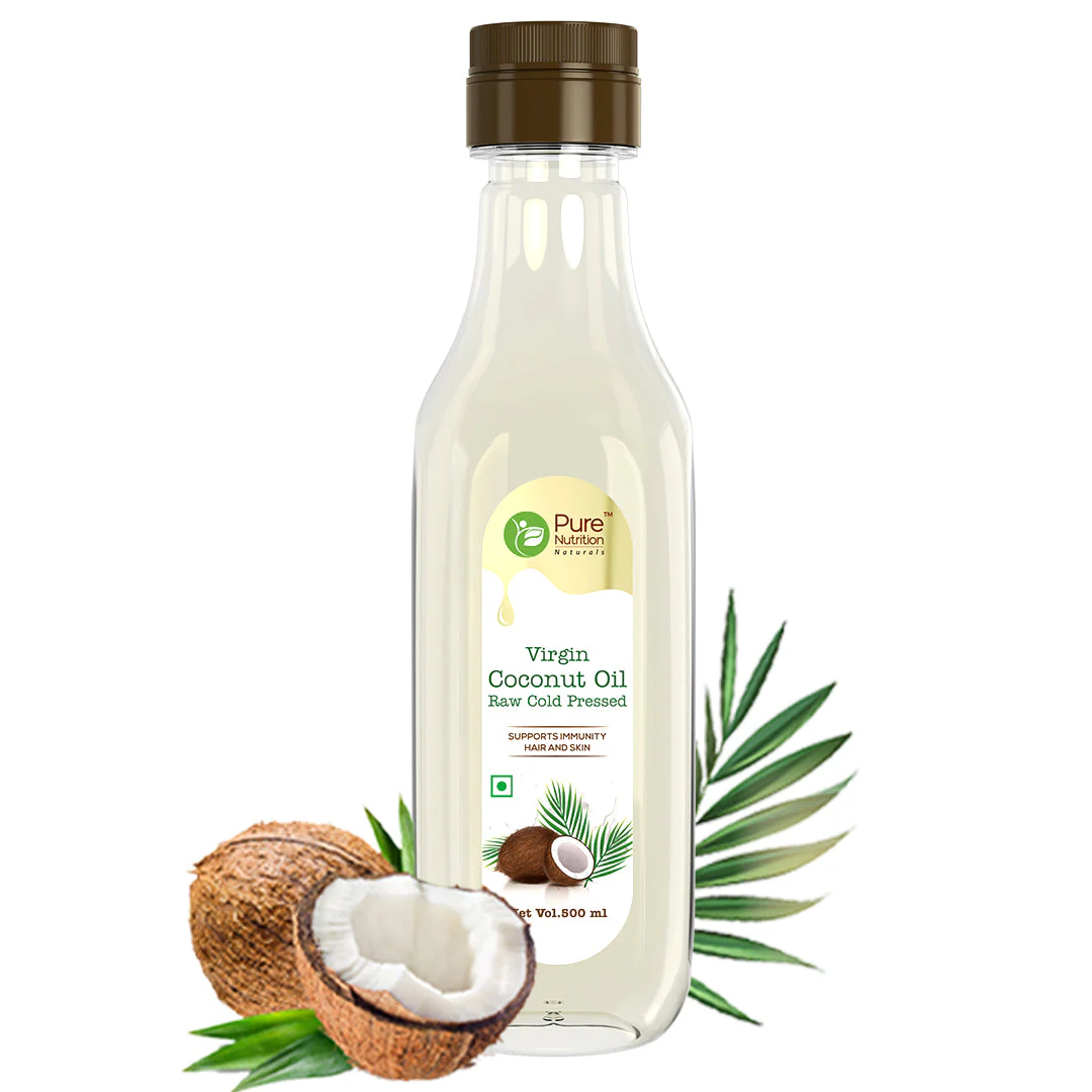 Virgin Coconut Oil 500ml | Cold Pressed, 100% Pure & Unrefined | Good for Hair, Skin & Cooking - Image 2