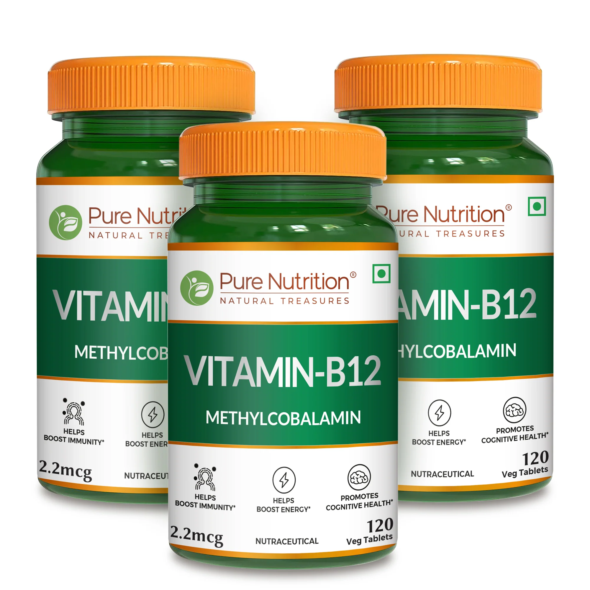 Vitamin B12 from Methylcobalamin - 120 Vegetarian Tablets | Supports Energy and Overall Wellness for Men and Women - Image 8