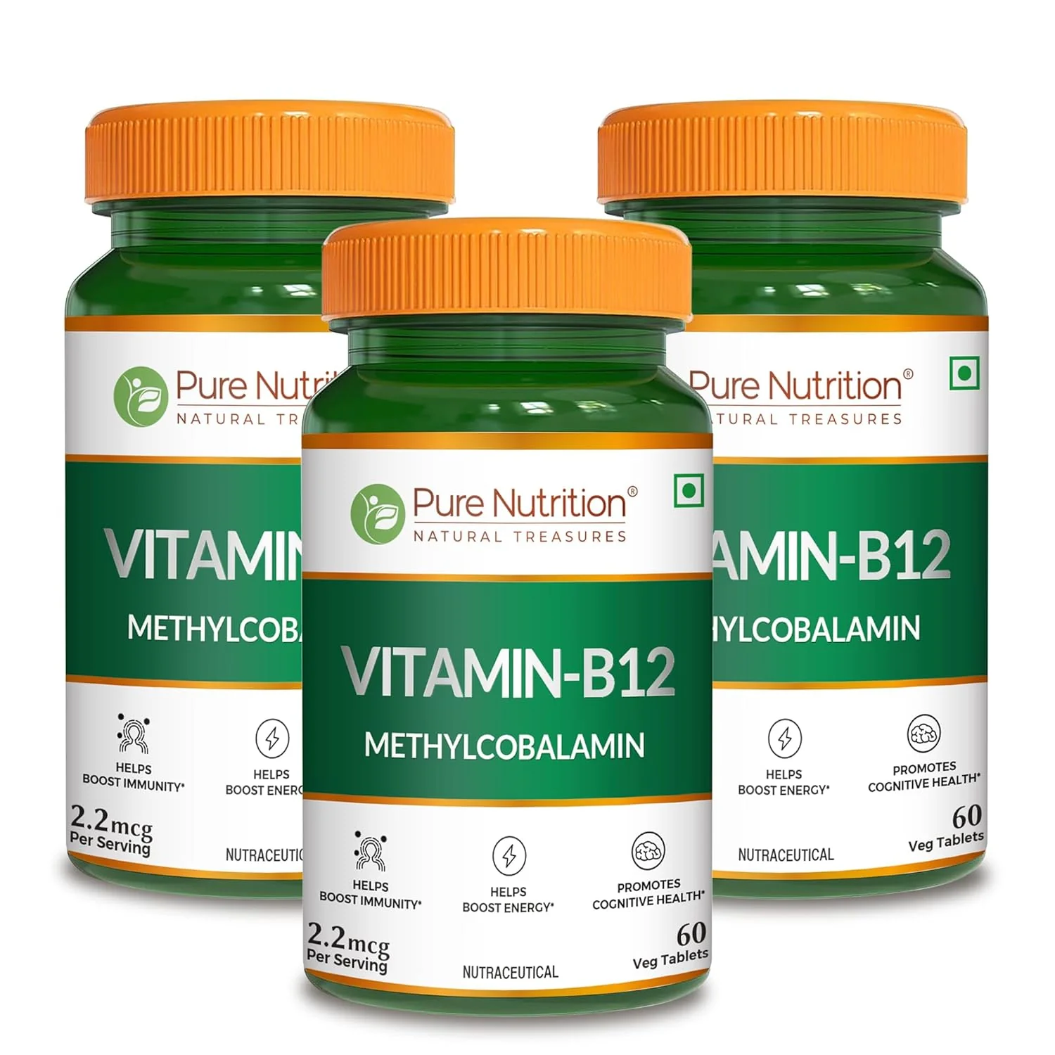 Vitamin B12 Methylcobalamin - 60 Vegetarian Tablets | Supports Energy and Overall Wellness for Men and Women - Image 8