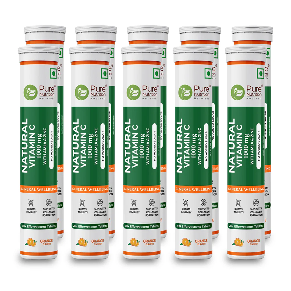 Vitamin C with Amla & Zinc For Immunity & Skin Care |Orange Flavour - 20 Effervescent Tablets - Image 12