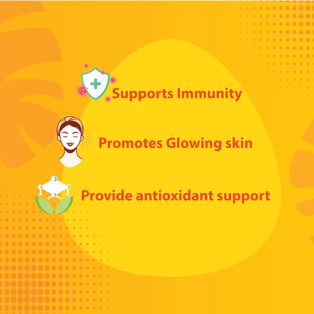 Vitamin C with Amla & Zinc For Immunity & Skin Care |Orange Flavour - 20 Effervescent Tablets - Image 5