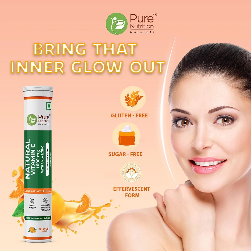 Vitamin C with Amla & Zinc For Immunity & Skin Care |Orange Flavour - 20 Effervescent Tablets - Image 6