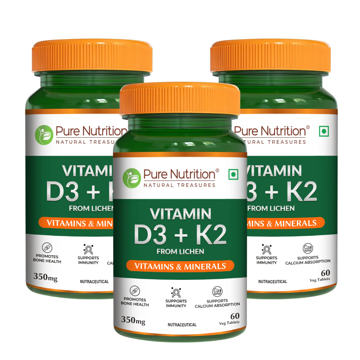 Vitamin D3 + K2 from Lichen - 60 Tablets - Image 10