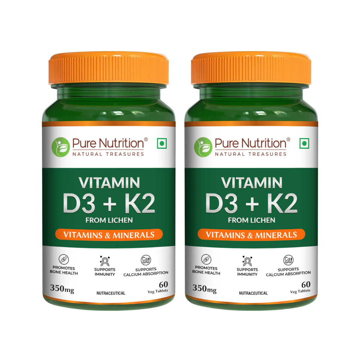Vitamin D3 + K2 from Lichen - 60 Tablets - Image 9
