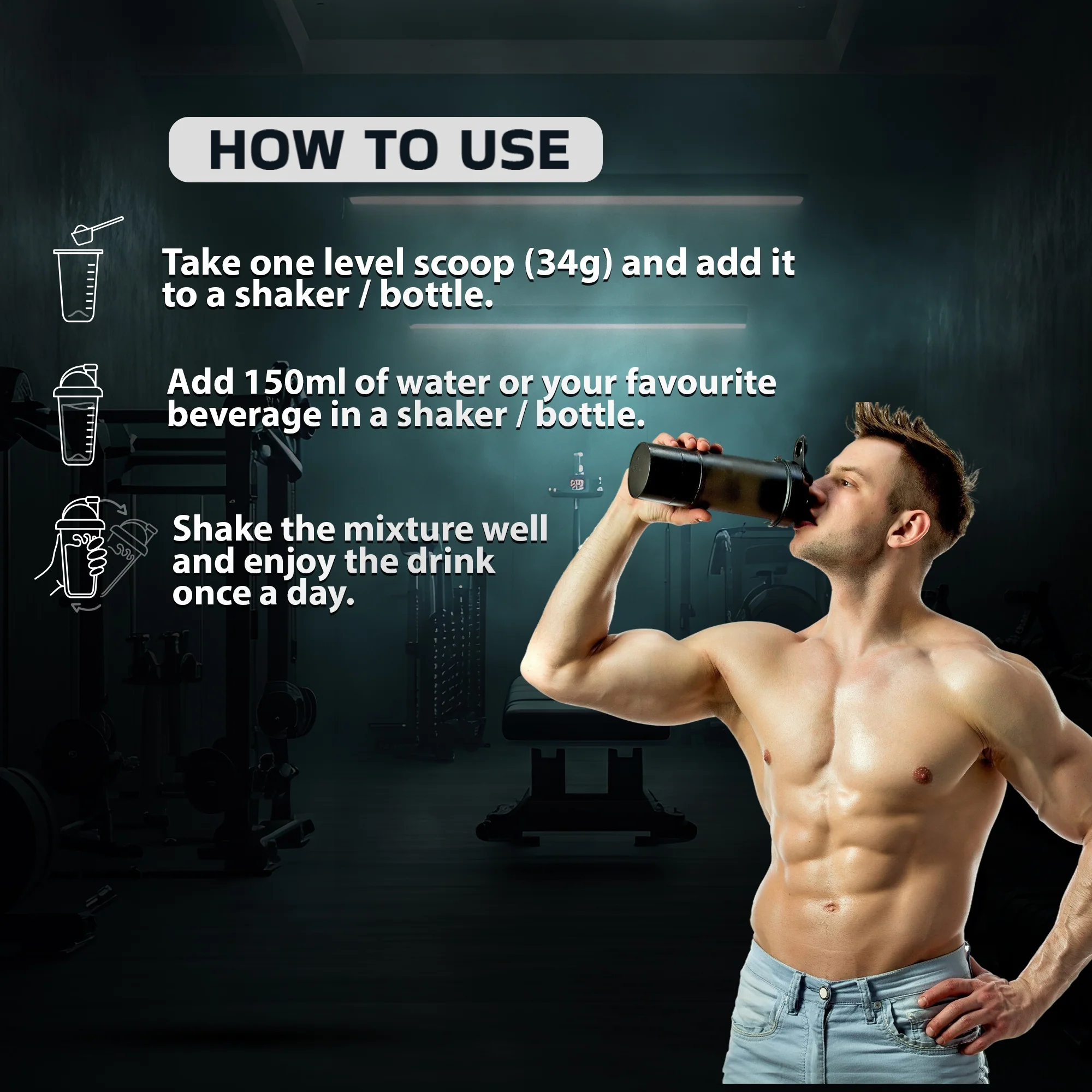 Whey Protein Blend for Muscle Recovery & Growth, 5.5g BCAA, Cafe Mocha - 1Kg - Image 6